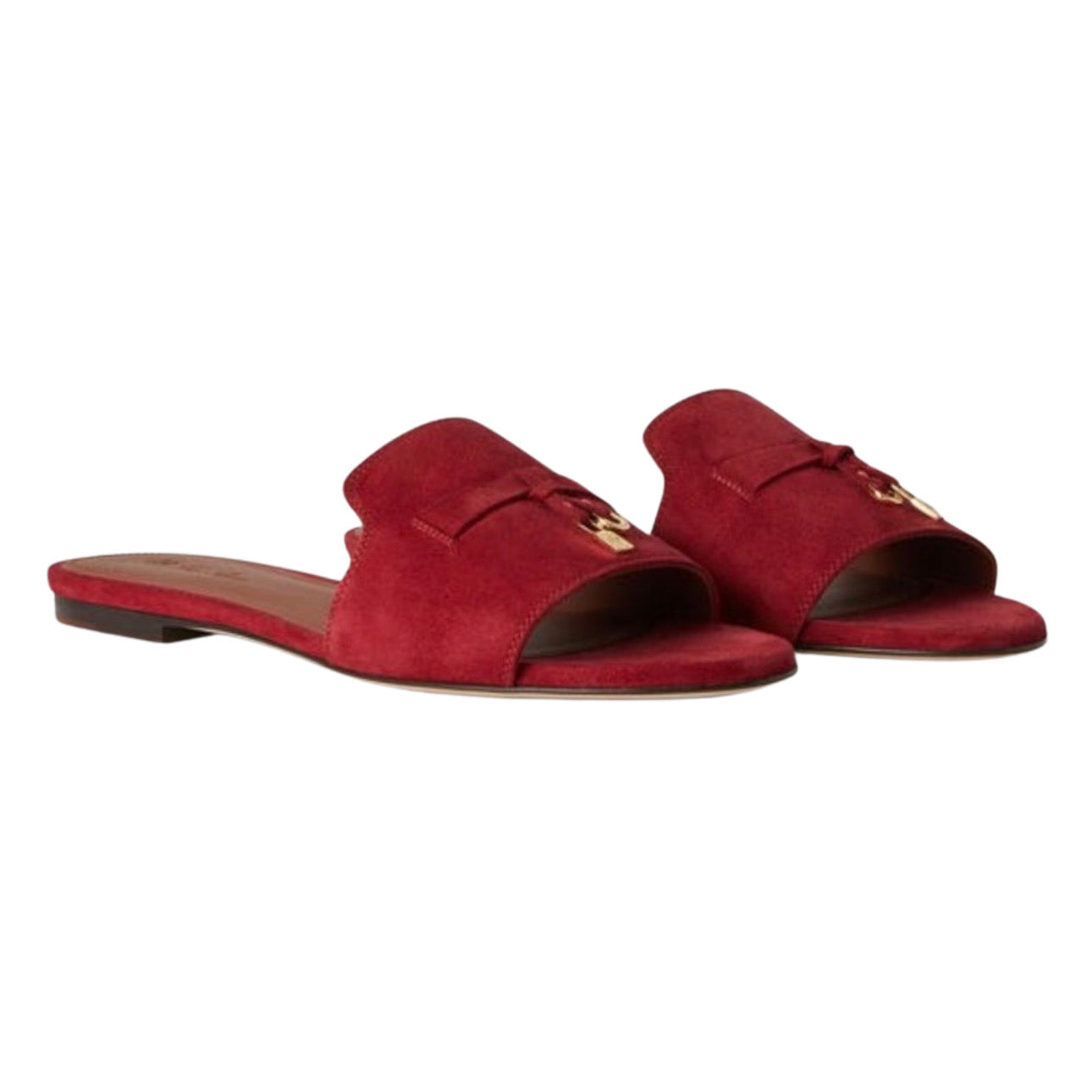 Loro Piana Summer Charms Sandal Suede Camoge
