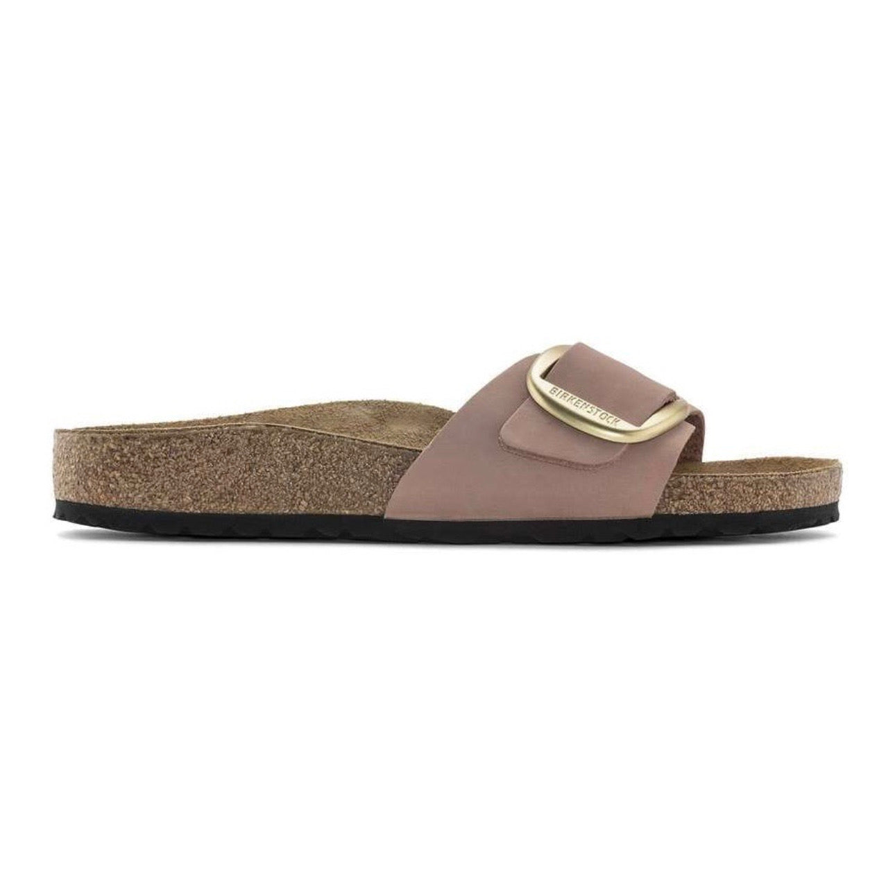 Birkenstock Madrid Big Buckle Natural Leather Nubuck Old \ Rose