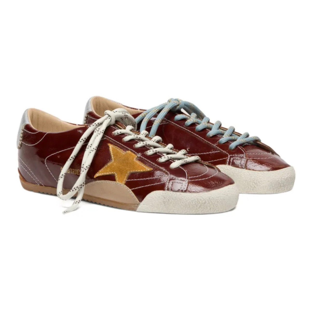 Golden Goose True-Star Leather Sneakers \ Burgundy