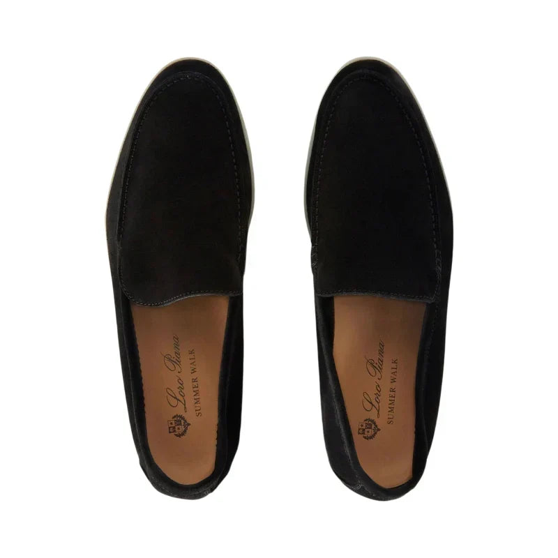 Loro Piana Summer Walk Loafer \ Black