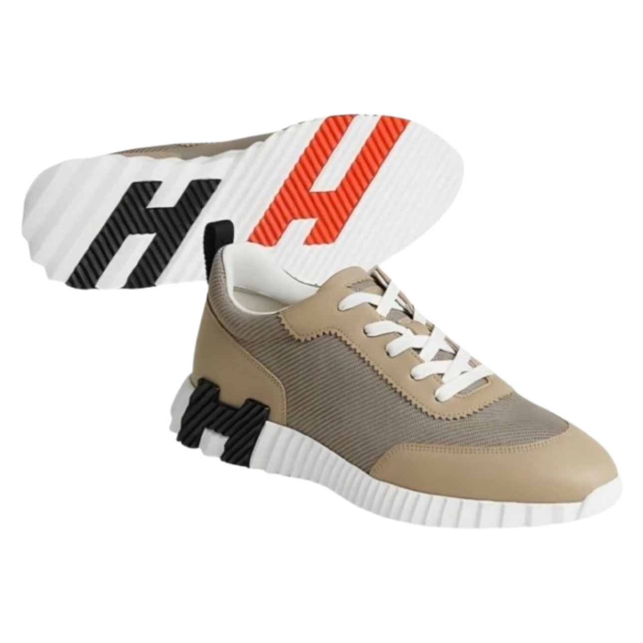Hermès MEN Beige Bouncing Sneaker