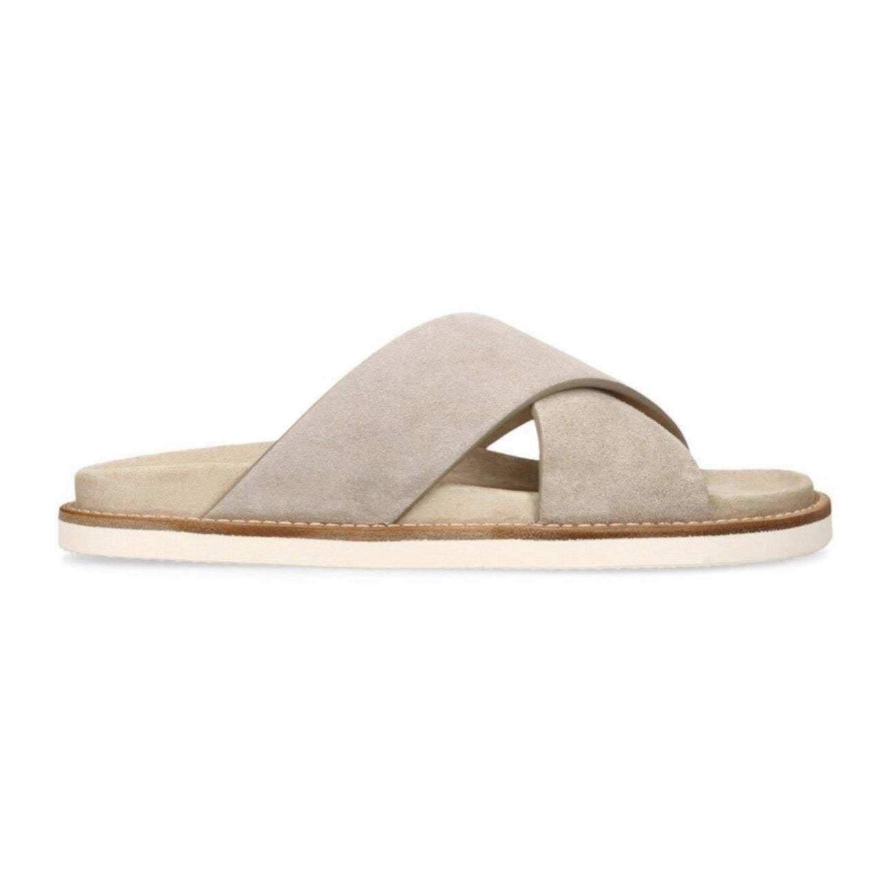 Brunello Cucinelli Suede Sandals Beige Suede
