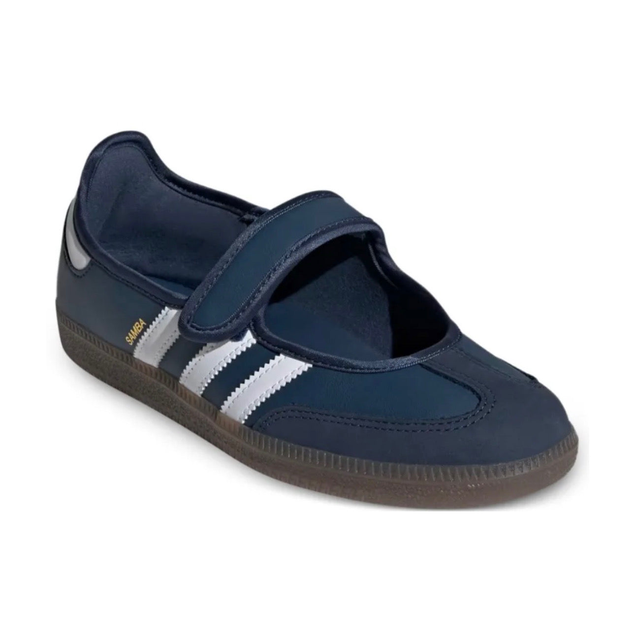 adidas Samba Mary Jane \ Crew Navy White Gold Metallic